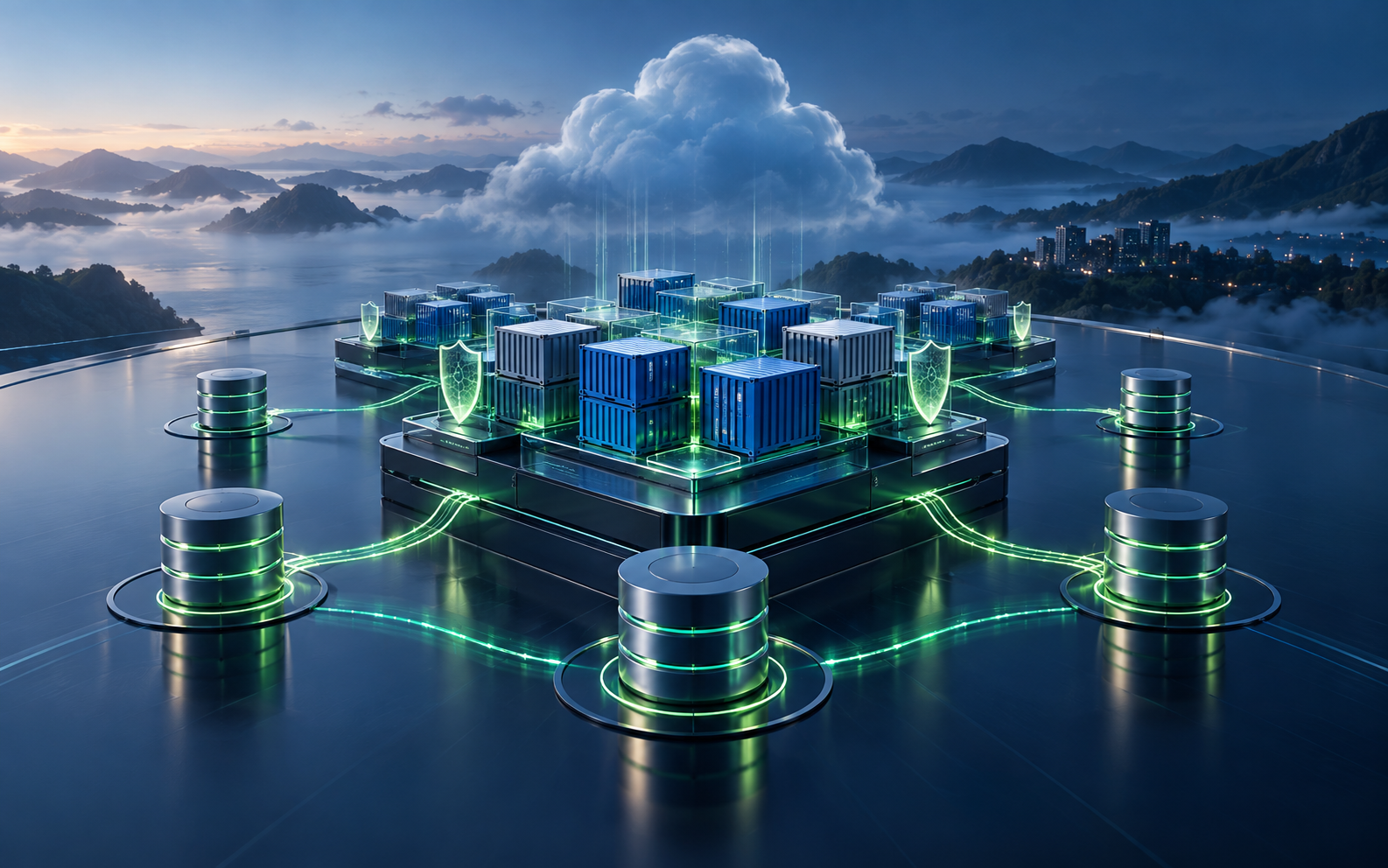 云原生 Kubernetes 容器工作负载由绿色保护路径连接并获得数据保护